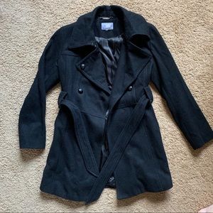 Laundry by Shelli Segal Wool Trench Coat